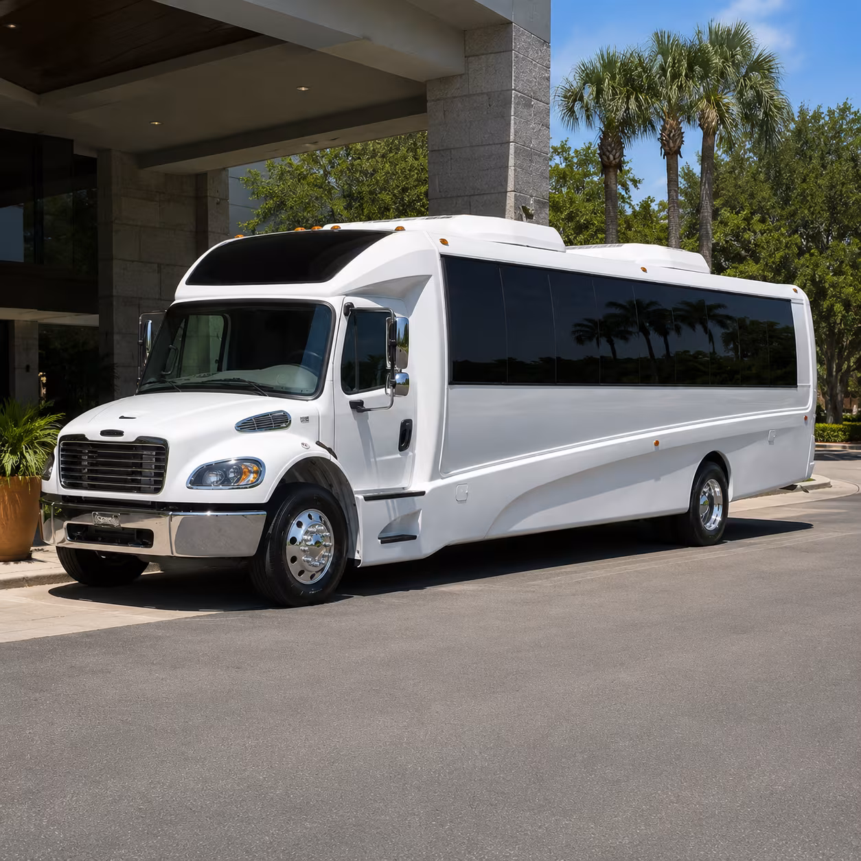 group transportation for mbusi plant tours and supplier visits in vance