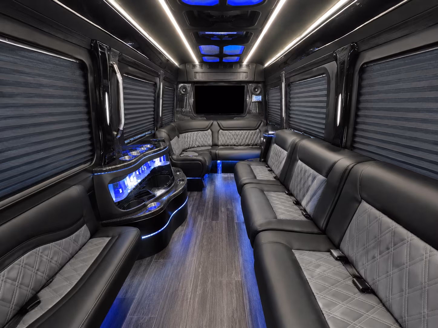 tuscaloosa 30 passenger party bus interior