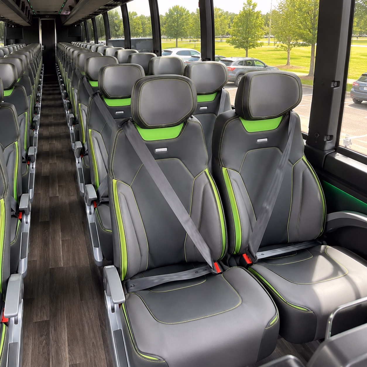 tuscaloosa charter bus inside