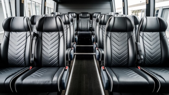 18 passenger minibus inside columbus