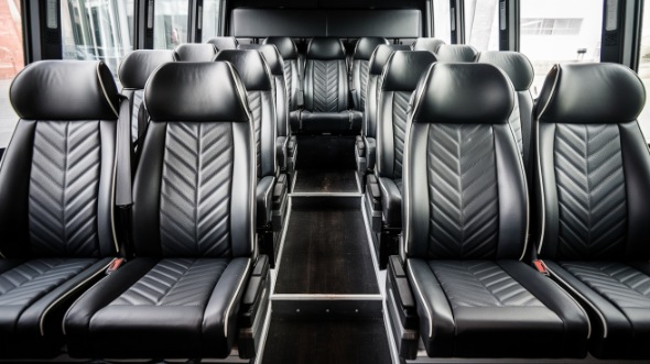 20 passenger minibus inside columbus