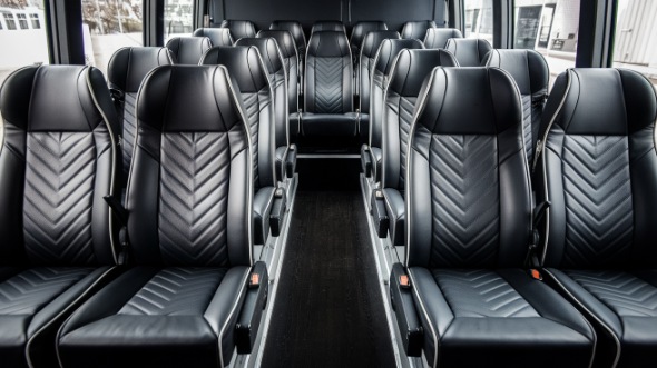25 passenger minibus inside columbus