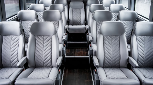 30 passenger minibus inside columbus
