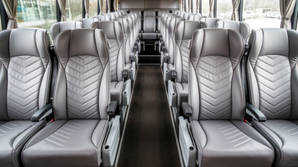54 passenger charter bus interior columbus