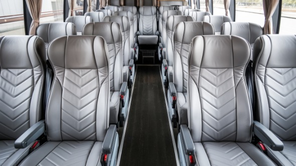 56 passenger charter bus interior columbus