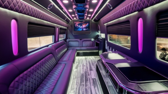 sprinter limo rental interior columbus
