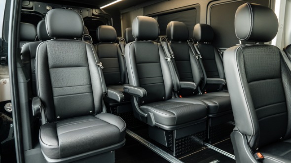 sprinter van with driver inside columbus